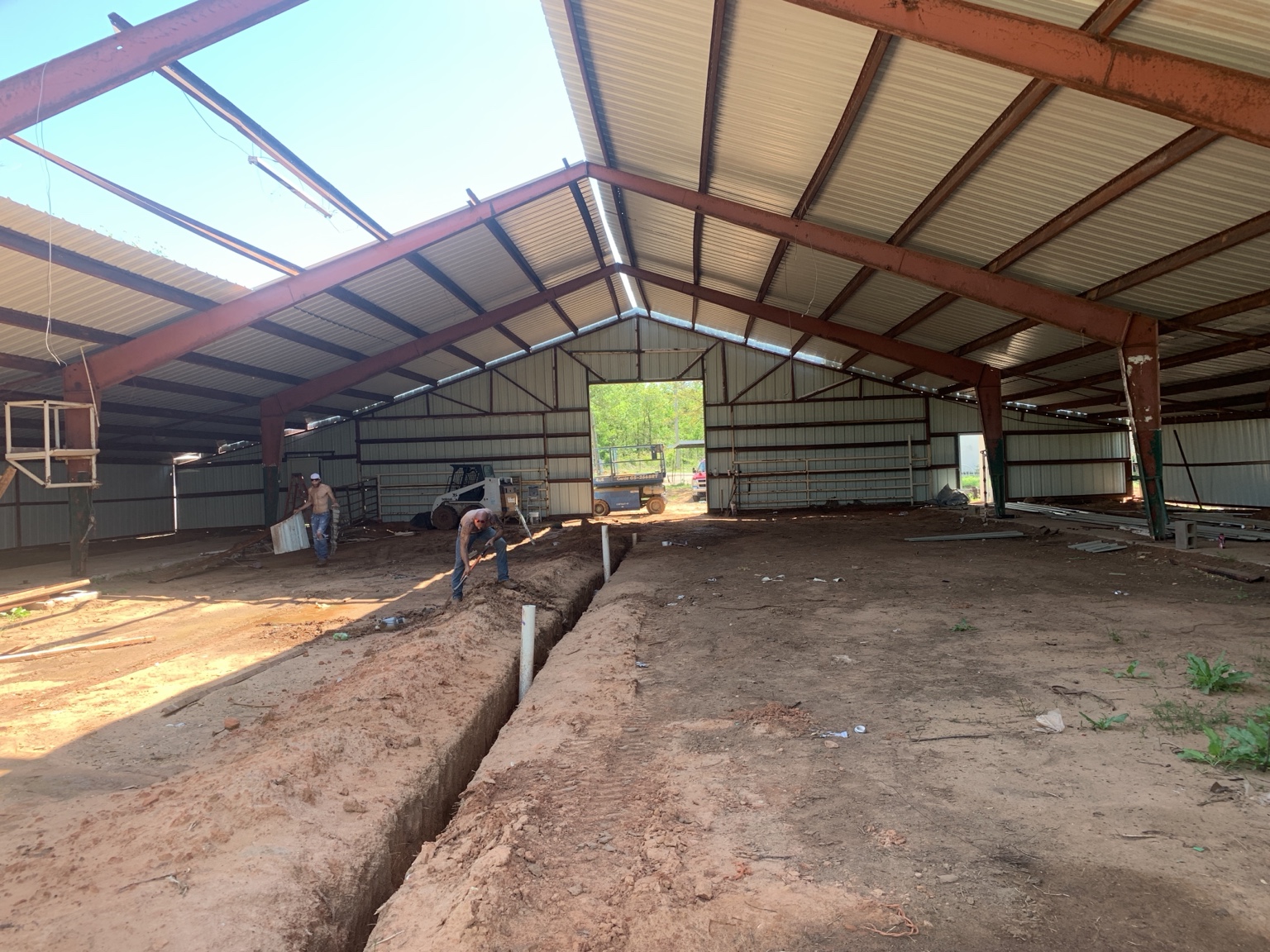 Commercial utility trenching