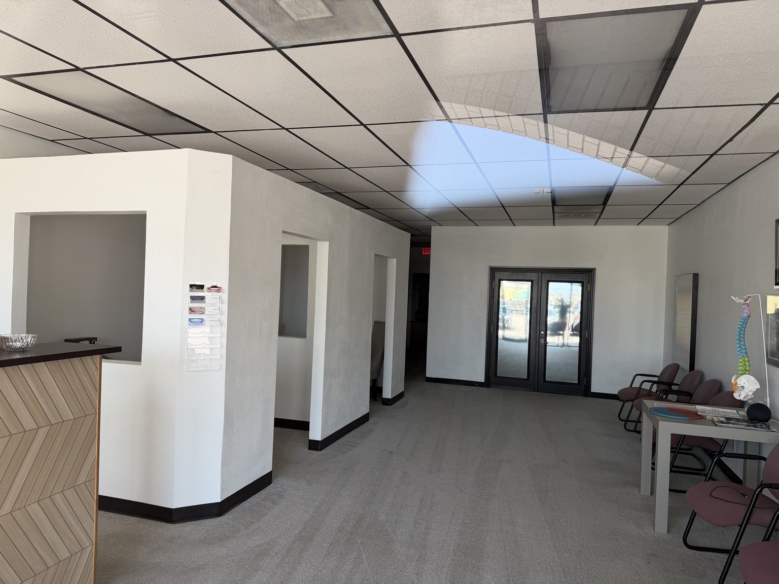 Finished commercial office interior project